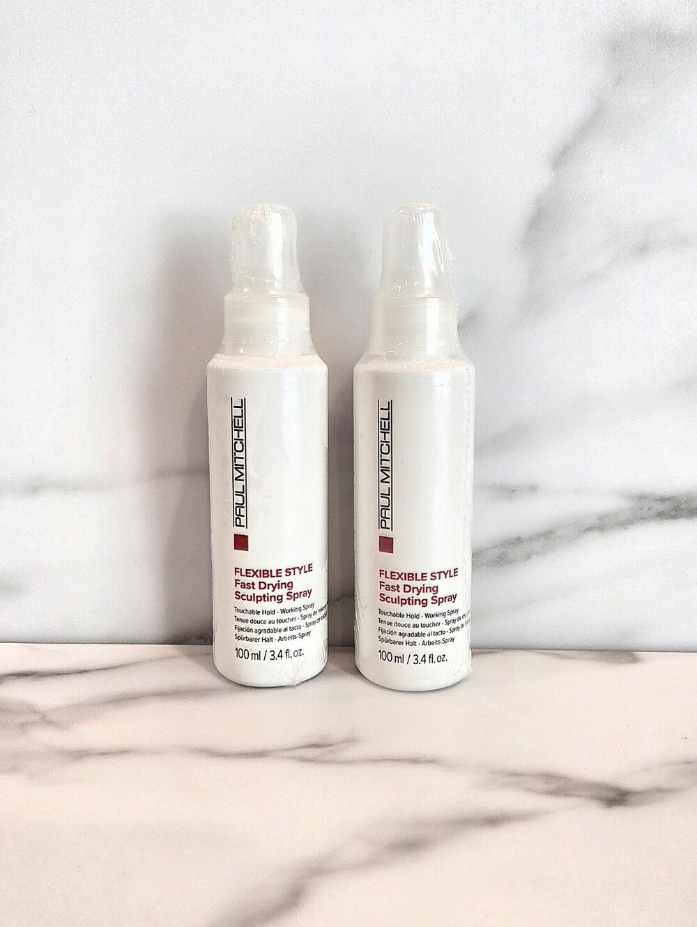 Paul Mitchell Flexible Style Fast Drying Sculpting Spray 100ml Ea × 2 (Two) NEW